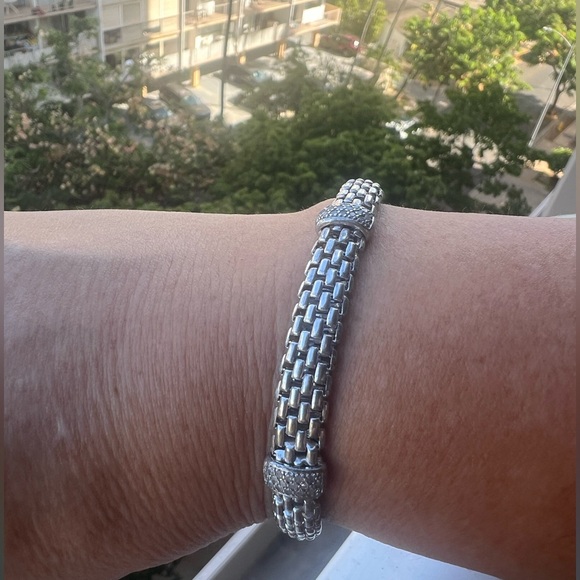 Jewelry - Sterling 925 Silver Woven Bracelet